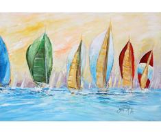 Caroline s Treasures jmk1002plmt Regatta Stoff Tisch-Sets, multicolor