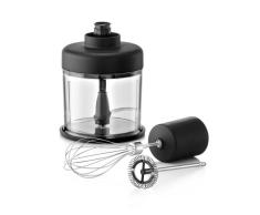 WMF LINEO und LONO Edelstab Stabmixer Zubehör-Set, Zerkleinerer, Schneebesen, Milchaufschäumer