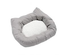 Rosewood Katzenbett, Rosenholz, gepunktet, 56 cm, Grau