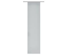 Home fashion 86601-703 grau Schiebevorhang Rom Uni / 245 x 60 cm Dekostoff-Seidenoptik