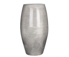 Mica decorations 1002875 Vase Lester, grau