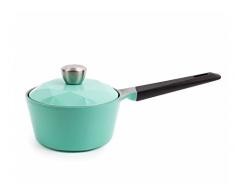 Neoflam Keramik-Kochtopf, antihaftbeschichtet, Carat Serie Kochtopf, 16 cm 1.5 QT blau