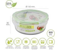 Oryx Frischhaltedose, rund, Glas 850 ml. Ø 165 x 8 (alt) cm