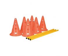 Trixie 32091 Dog Activity Hindernisse, 3 St., ø 23 × 30 cm/78 cm, orange/gelb