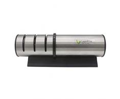 Messerschärfer, professionell, 3 Stufen, manuelles Schärfen für Küchenmesser, gerade Stahlmesser