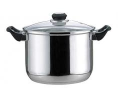 Culinary Edge 01108 Suppentopf mit Glasdeckel, 8 l