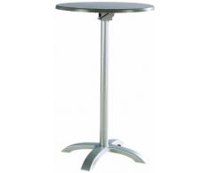 Best 43577087 Stehtisch Maestro rund ø 70 cm, silber / acantus