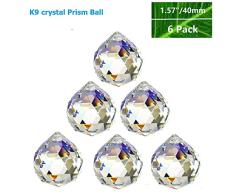 Toowood K9 Kristallkugel Tropfen Prismen Optisches Glas Dreieckige Prismen-Pyramide für Fotografie Dekoration Geburtstag Geschenk Lehrer
