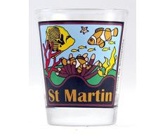 St. Martin Tropische Fische Shot Glas