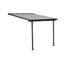 TERRANDO Palram Feria Terrassenüberdachung, grau, 307 x 295 x 305 cm