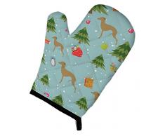 Caroline s Treasures bb4838ovmt Weihnachten Italienisches Windspiel Ofenhandschuh, 30,5 cm von 21,6 cm Multicolor