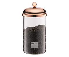 Bodum Classic Vorratsdose, glas, kupfer, 1.0 L
