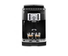 DeLonghi Magnifica S ECAM 22.110.B Kaffeevollautomat mit Milchaufschäumdüse für Cappuccino, Direktwahltasten für Espresso und Kaffee, 2-Tassen-Funktion, 1,8 Liter Wassertank, schwarz/silber