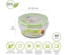 Oryx Frischhaltedose, rund, Glas 400 ml. Ø 125 x 7 (alt) cm