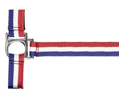 HKM Nylonhalfter -Flags- mit Karabinerhaken, Flag France, Pony