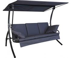 Angerer Loft Sun Hollywoodschaukel, grau, 3-Sitzer