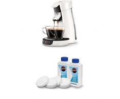 Philips Senseo Viva Cafe HD6563/00 Kaffeepadmaschine (Crema plus, Kaffee-Stärkeeinstellung) weiß, mit Flüssigentkalker