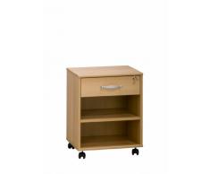 Maja Möbel 4025 5531 Rollcontainer, Buche-Nachbildung, Abmessungen BxHxT: 45,6 x 59,1 x 36 cm