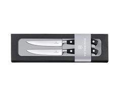 Victorinox Grand Maitre 2er Set Steakmesser, 12 cm Klinge, Rostfrei, Edelstahl, Spülmaschinengeeignet