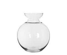 Mica decorations 1007805 Vase Iris, transparent