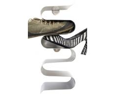 j-me JM2003WM Schuhregal für 6 Paar Schuhe, wandbefestigt, Nest Shoe Rack, Edelstahl, 40,3 x 19 x 15 cm