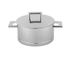 Demeyere 71322 John Pawson rund, Größe: 4,2 qt. Schmortopf aus Edelstahl