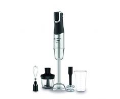 Moulinex Powelix Life DD95HD Stabmixer, 1200 W, langlebige Klingen, Passieraufsatz 2 Texturen, ergonomischer Geschwindigkeitsregler, spülmaschinenfeste Teile, Passierzubehör