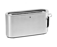 WMF Lumero Design-Toaster Langschlitz, 2er Toaster, Touch-Display, LED-Licht, Einseitiges Toasten, 1-Scheiben-Taste, 10 Bräunungsstufen, für Brotscheiben, XXL-Toast, edelstahl matt