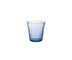 Duralex Made in France Prism Marine Tumbler (Set of 4), 6 oz. Blue