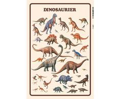 Schatzmix Dinosaurs Dinosaurier Geschicht kinderzimmer Metal Sign deko Schild Blech Garten