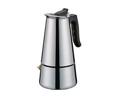 Cilio Espressokocher Adriana, 6 Tassen, Edelstahl, Induktion geeignet