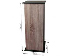 sera 32407 Unterschrank 100 cm mit Tür Walnut für Scaper Cube Aquarium
