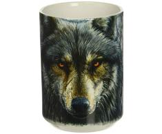 The Mountain 57497909011 Warrior Wolf Kaffeetasse, 450 ml, Weiß