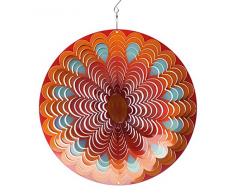 Spin-Art Windspiel Mandala Sun, mehrfarbig, 30x30x0,15 cm, 12MSU300
