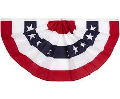 Annin Flagmakers Modell 483200 Fächer-Wimpelkette, Dekoration, Polyester-Baumwoll-Mischgewebe, 91 x 183 cm