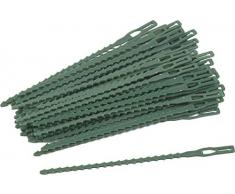 Meister Pflanzenbinder 15 cm - Praktisches Set mit 100 Stück - Mit flexiblem Drahtkern - Für Garten, Haushalt & Hobby - Aus Kunststoff / Allzweckbinder / Drehbinder / Universalbinder / 9970100