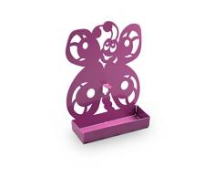 Alubox Räucherspirale von-Spirale Mückenschutz-Unterstützung Schmetterling, Violett, 5 x 15 x 20 cm