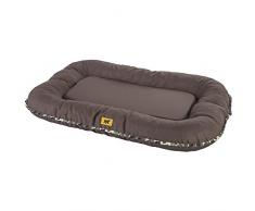 Ferplast Hundebett Oscar 120, wasserdicht, Maße 120 x 80 x 13.5 cm, braun