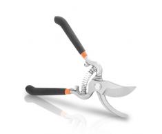 Bradas KT-RG1009 Traditionelle Gartenschere, Carbon - Stahl, schwarz, 21 x 5 x 2 cm