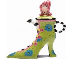 Appletree Design Blau Flower Teekanne, 8–1/4-Zoll