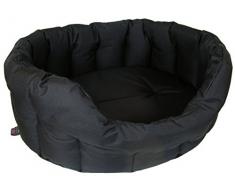P & L Superior Pet Beds Bett für Haustiere, oval, wasserdicht, strapazierfähig, weich