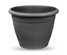 Veca Blumentopf Naxos 20 x 15h cm anthrazit e.25