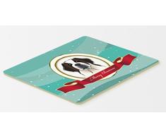 Caroline s Treasures bb1556cmt Saint Bernard Merry Christmas Küche oder Badteppich, 20 durch 76,2 cm Multicolor