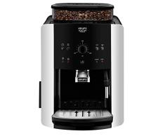 Krups EA8118 Arabica Picto Quattro Force Kaffeevollautomat (1450 Watt, Wassertankkapazität: 1,8l, Pumpendruck: 15 Bar) schwarz/silber