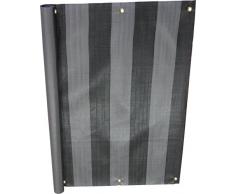 Angerer 3322/3800_800 Balkonbespannung PE-Gewebe Nr. 3800, Grau, 75 cm hoch, Länge: 8 Meter