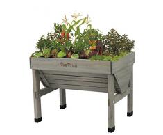 VegTrug Waschen Hochbeet Übertopf, grau, klein