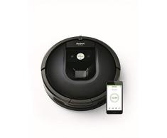 iRobot Roomba 981 Saugroboter mit 3-stufigem Reinigungssystem, Raumkartierung, Teppich-Turbomodus, zwei Multibodenbürsten, WLAN Staubsauger Roboter für Hartböden, Teppiche und Tierhaare, App-Steuerung