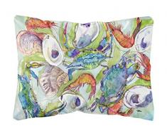 Carolines Treasures 8547PW1216 Dekokissen, Krebse, Leinen, Stoff, groß, Mehrfarbig