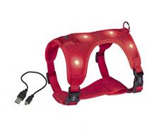 Nobby 80751-01 Geschirr Flash MESH, rot, M, Brust: 40-50 cm; Bauch: 45-60 cm