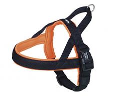 Nobby NORWEGER Geschirr Mesh Preno neon orange,S-M(L: 38-50 cm + 36 cm; B: 20/25 mm)